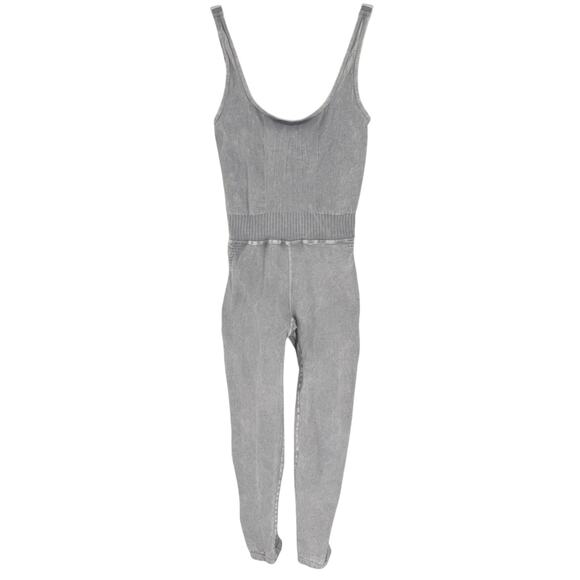 FP Movement Free People Good Karma Onesie Jumpsuit In Ice Grey XS/S Athleisure - Picture 7 of 14